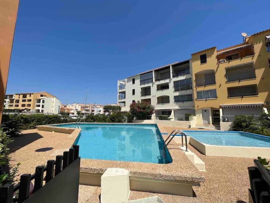 Cap'Nomad Studio Cote Port - Terrasse - Piscine - Parking Agde Exterior foto